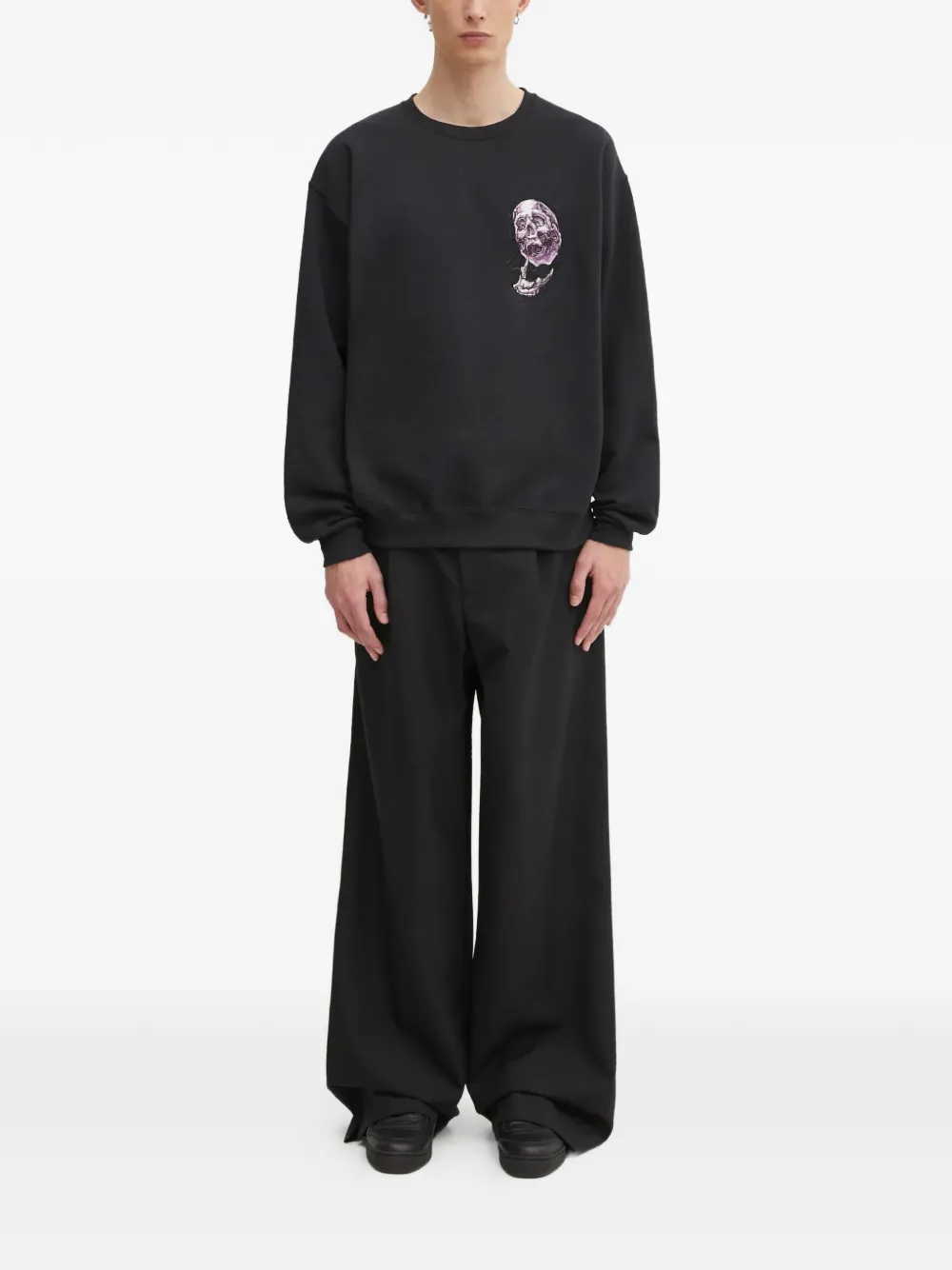 WACKO MARIA graphic-print sweatshirt - Zwart