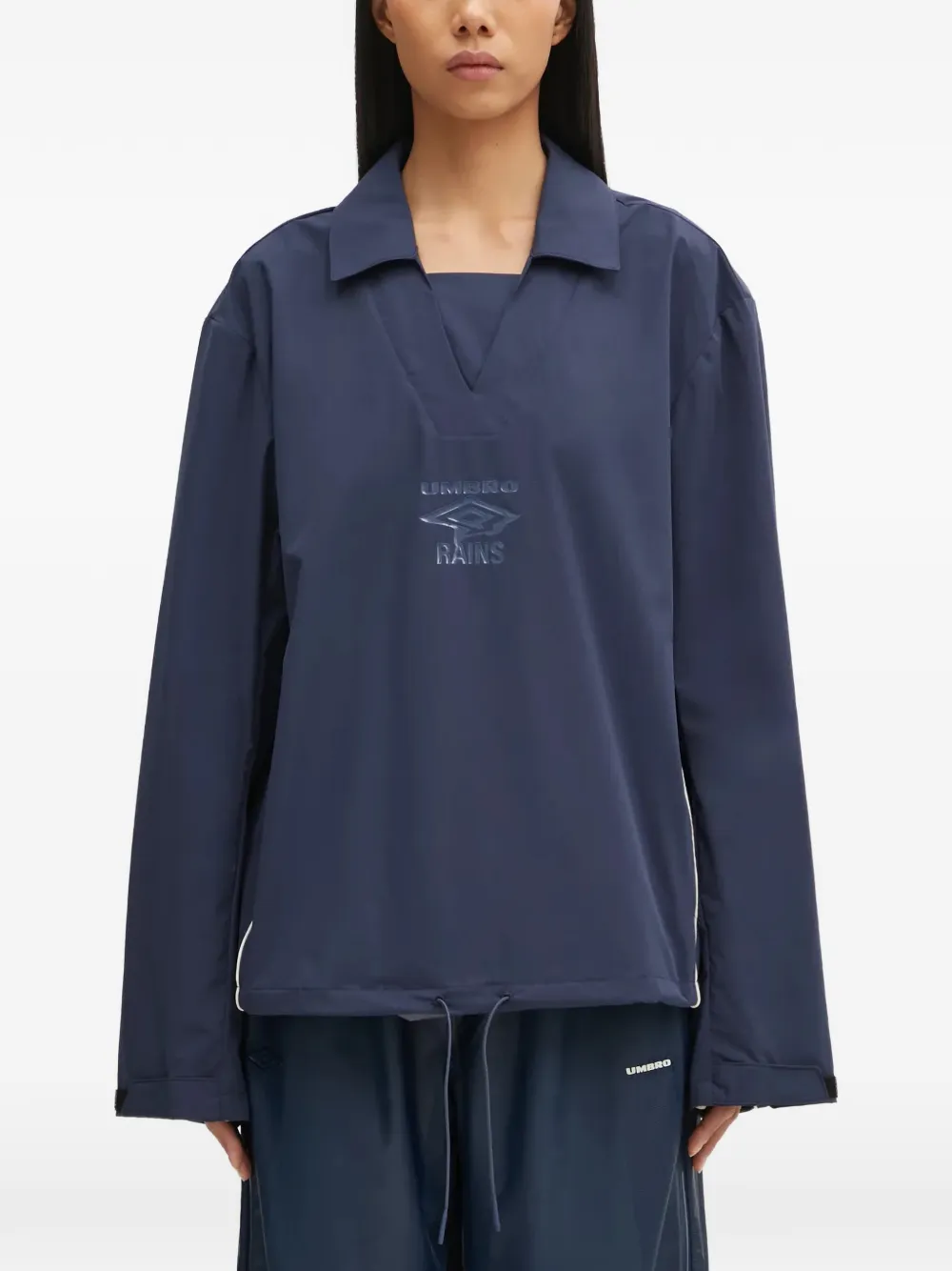 Rains x Umbro drawstring sweatshirt - Blu