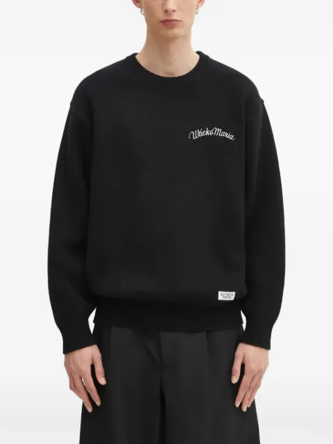 WACKO MARIA logo-embroidered sweater