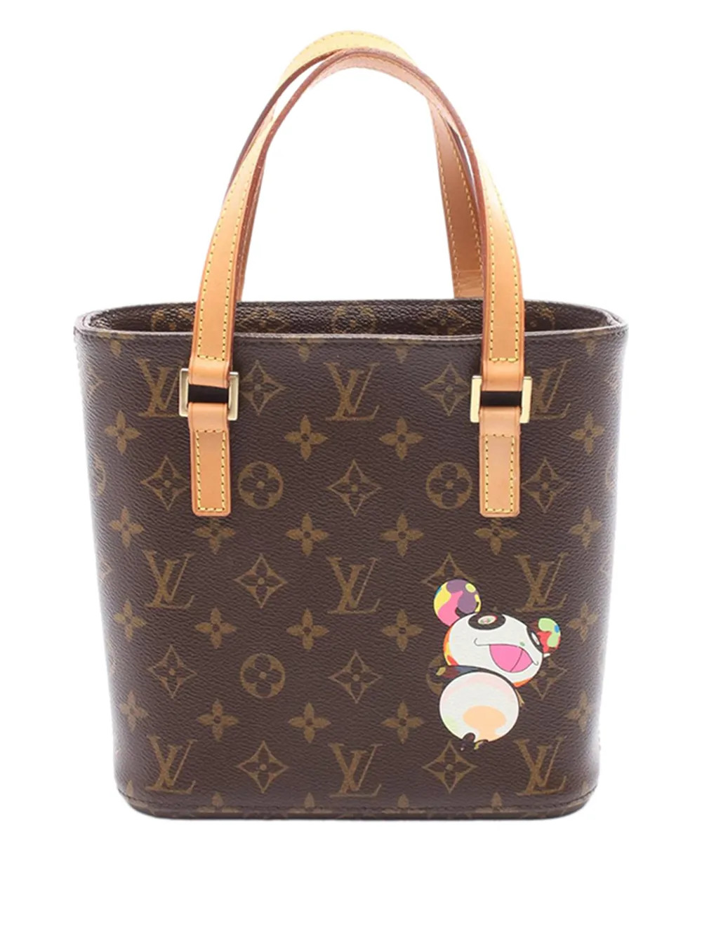 Louis Vuitton Pre-Owned Borsa a mano Panda Vavin PM con monogramma Takashi Murakami 2004 - Marrone