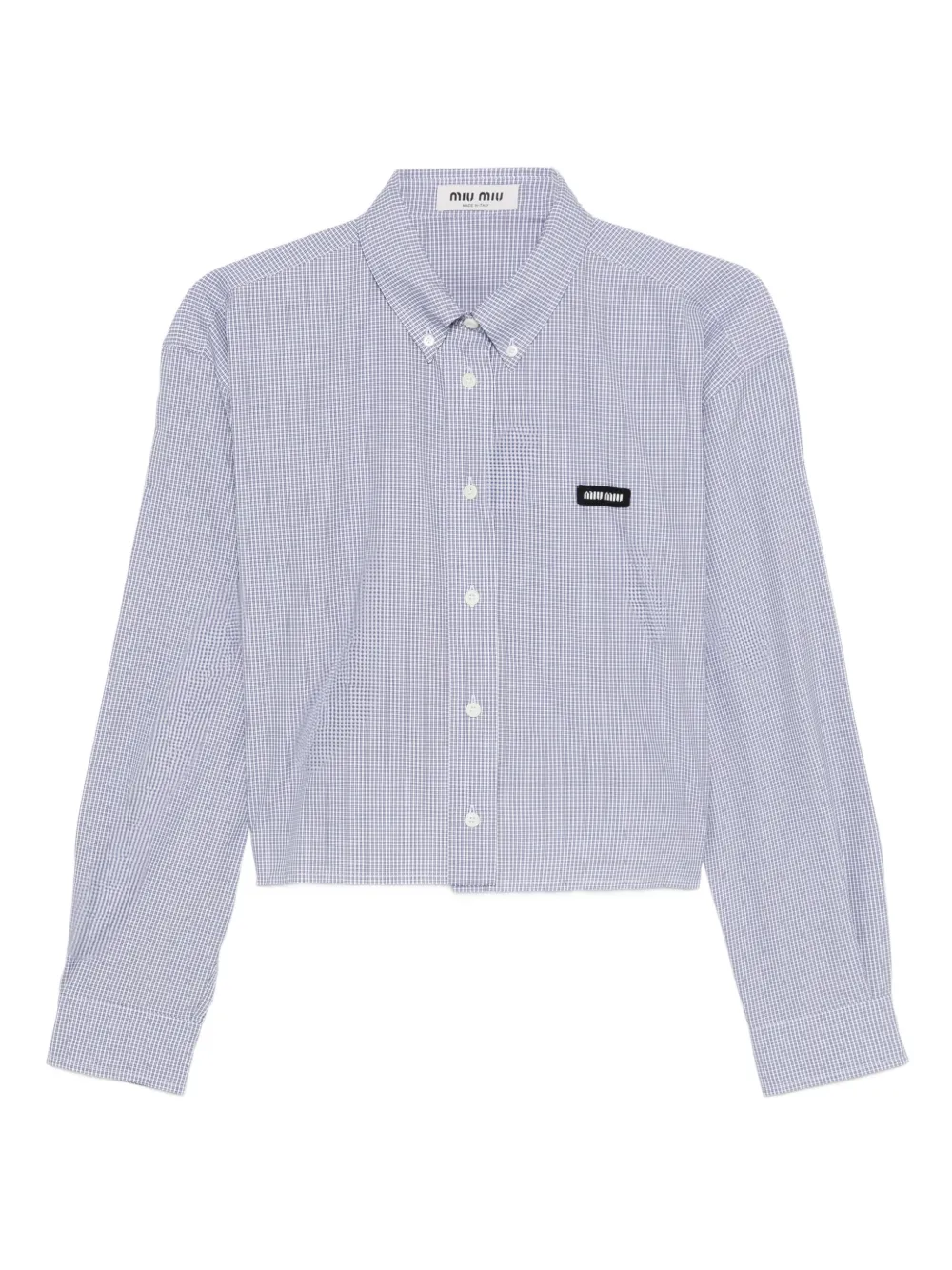 Miu Miu button-fastening shirt | bleu | Image 1