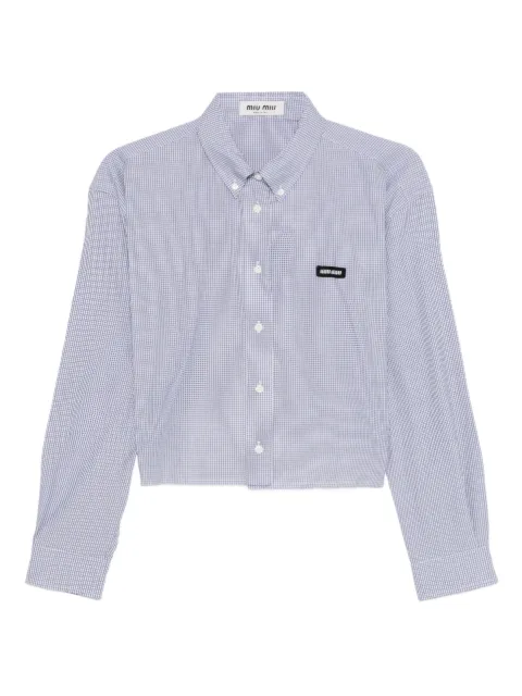 Miu Miu button-fastening shirt