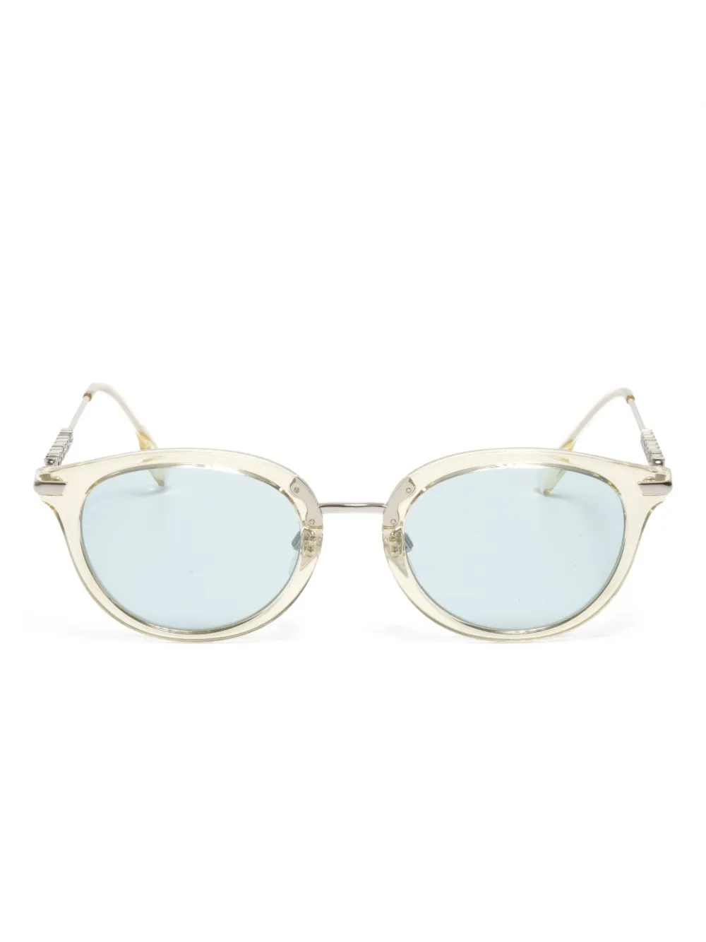 Burberry Pre-Owned 2015-2025 round-frame sunglasses | White | Image 1