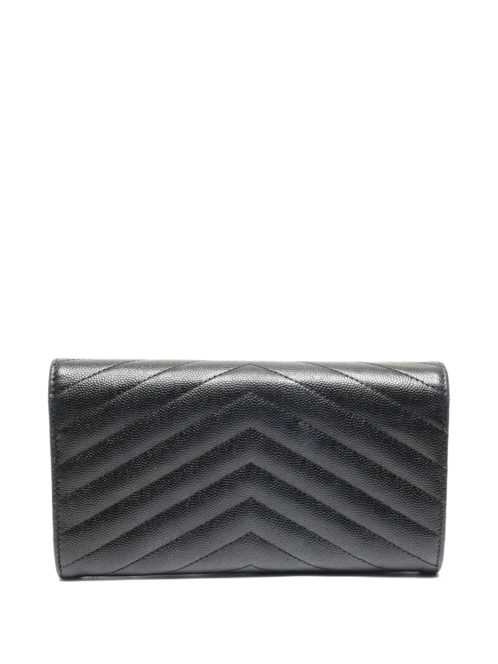 Saint Laurent Pre-Owned 2020 Cassandre chevron-quilted wallet | Image 2