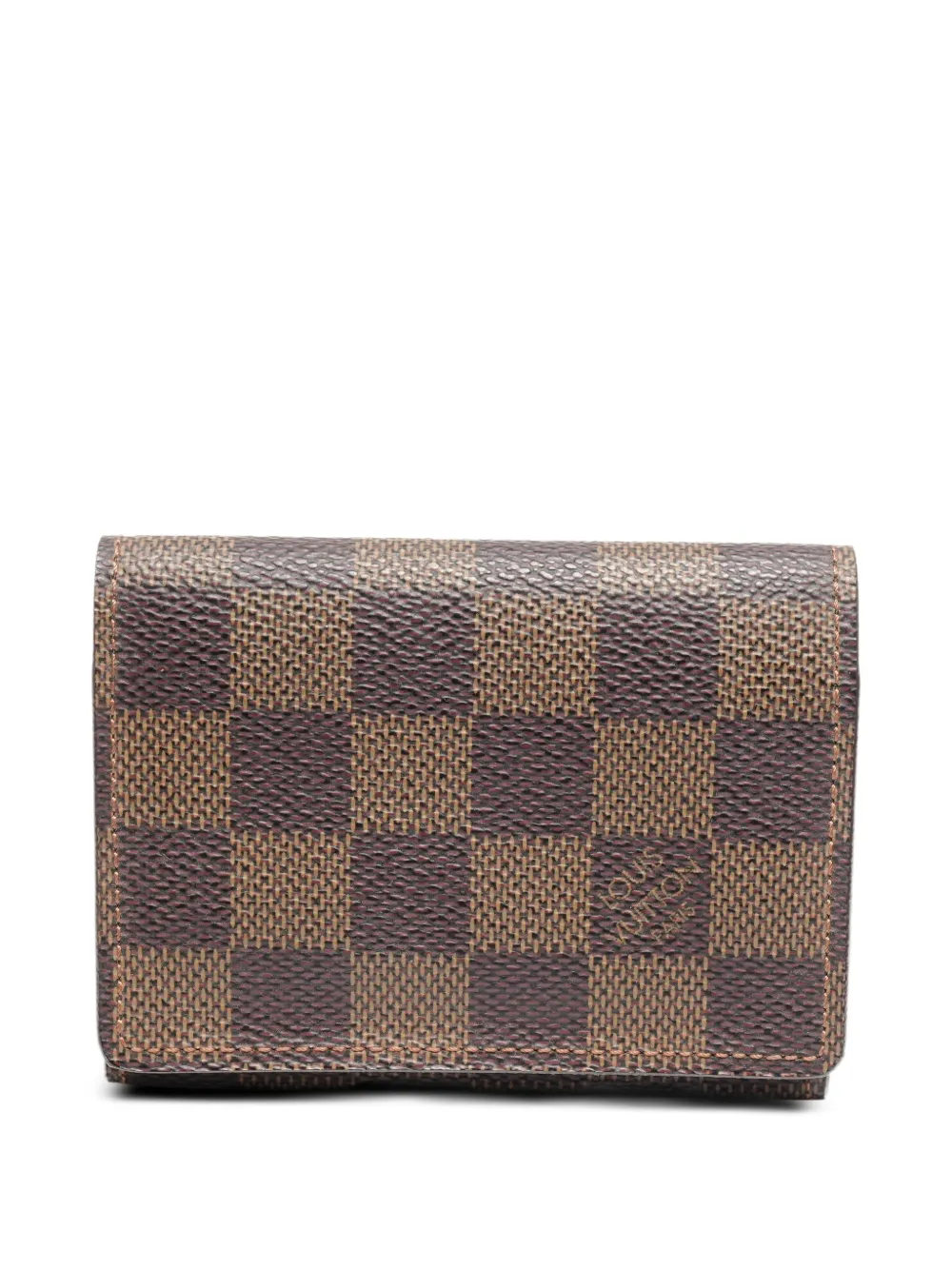 Louis Vuitton Pre-Owned 2001 Damier Ebène card holder | Brown | Image 1