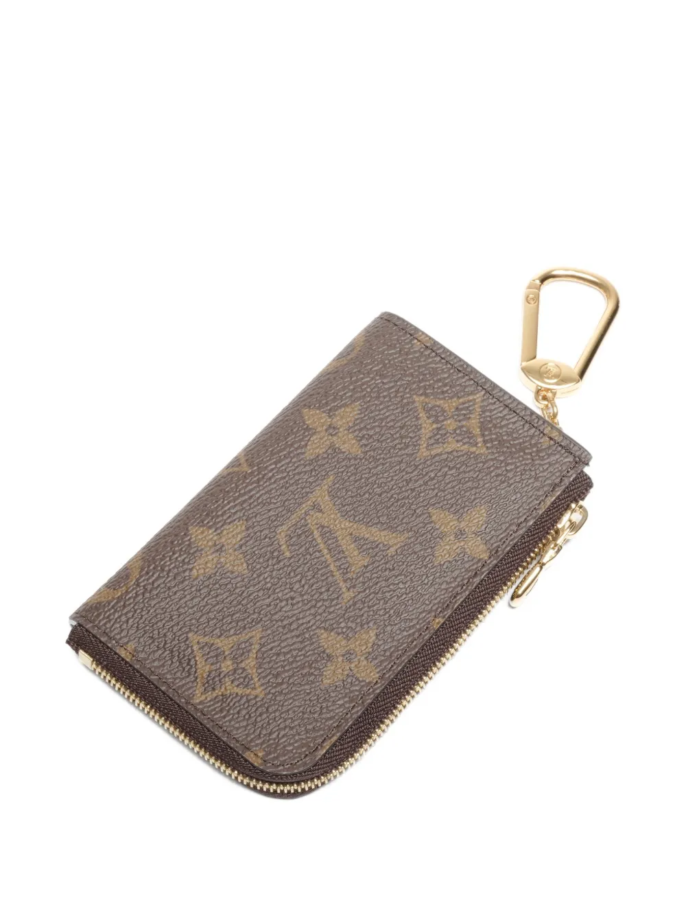 Pre-owned Louis Vuitton 2021-2025 Noa Monogram Key Coin Purse In Brown