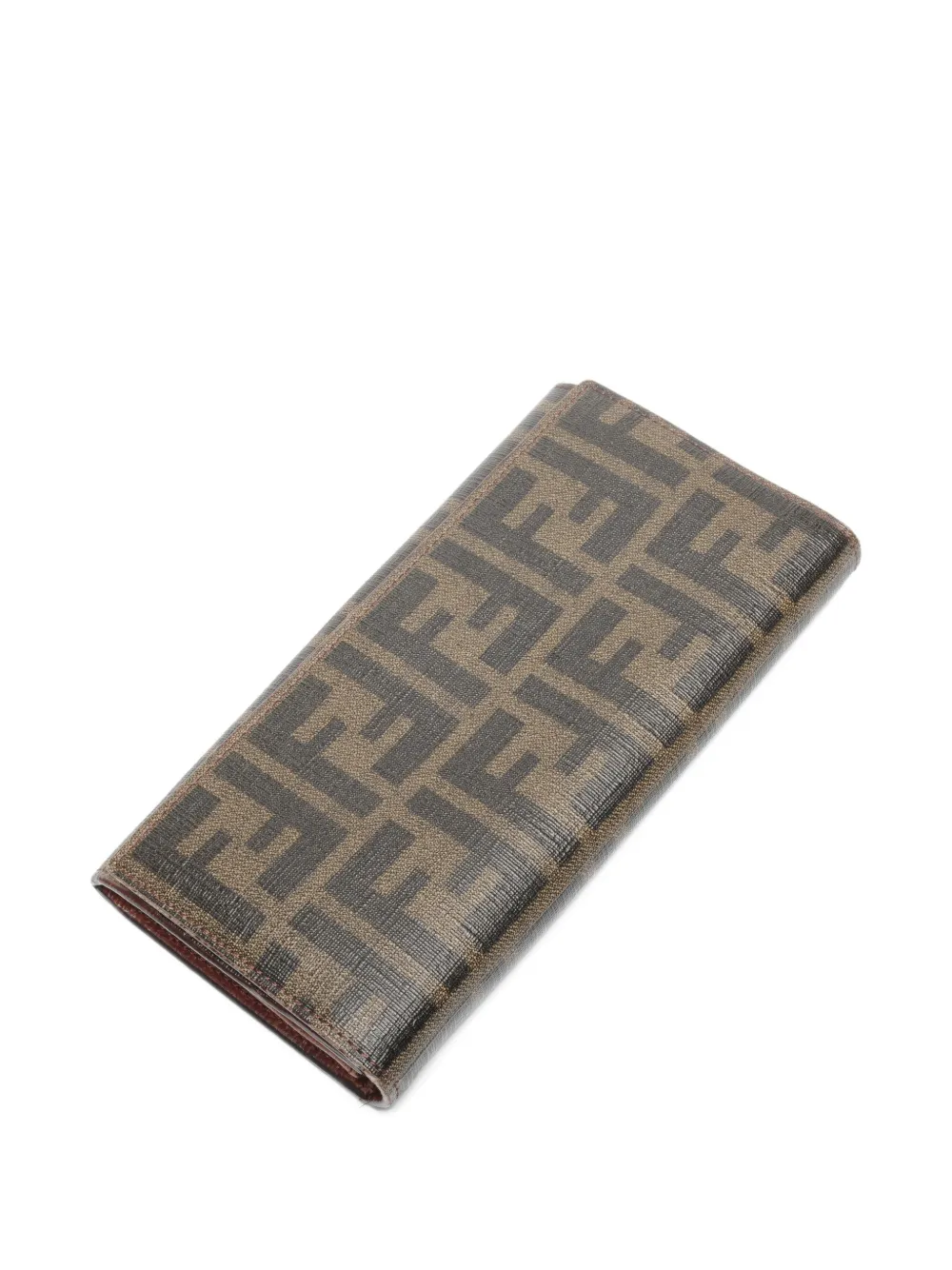 FENDI Pre-owned 2000s Zucca-pattern Wallet In Brown