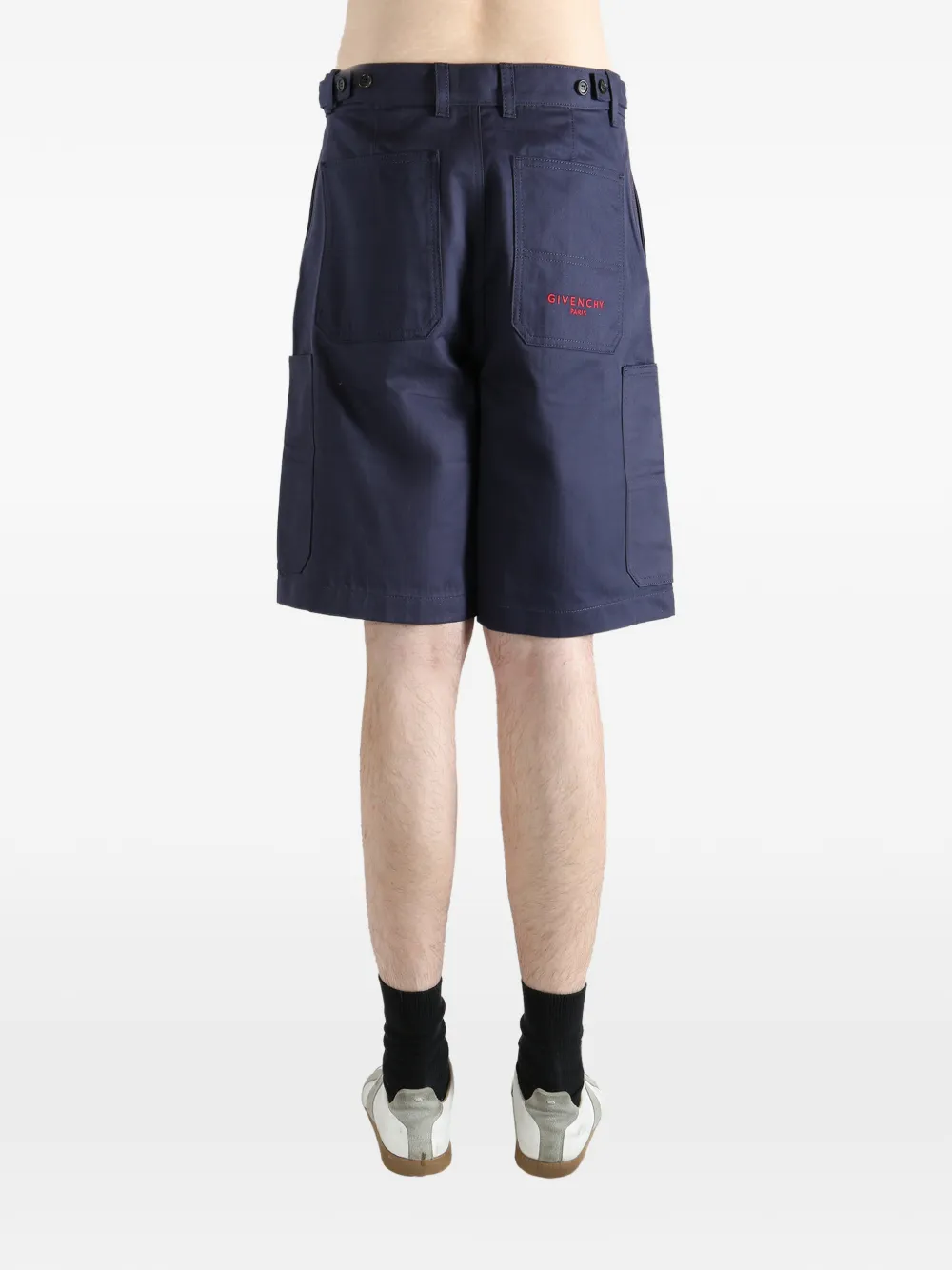 Givenchy Shorts met cargo zak Blauw
