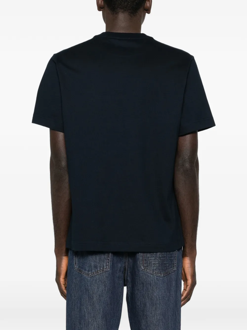 Burberry T-shirt met logo Blauw
