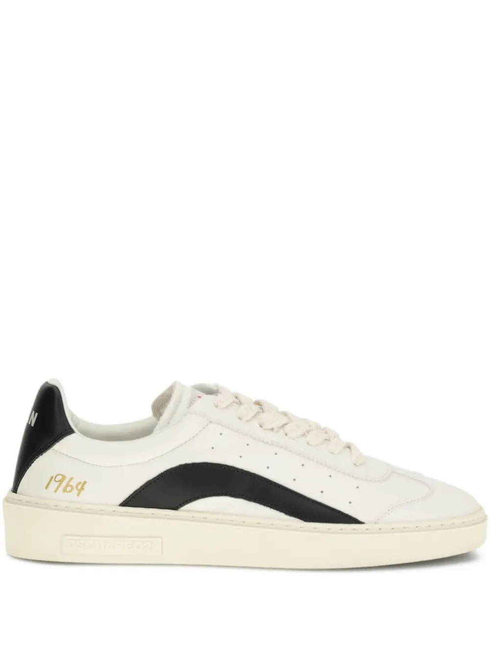 DSQUARED2 Rider leather sneakers - Toni neutri