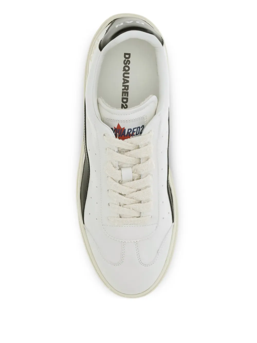DSQUARED2 Rider leather sneakers Beige