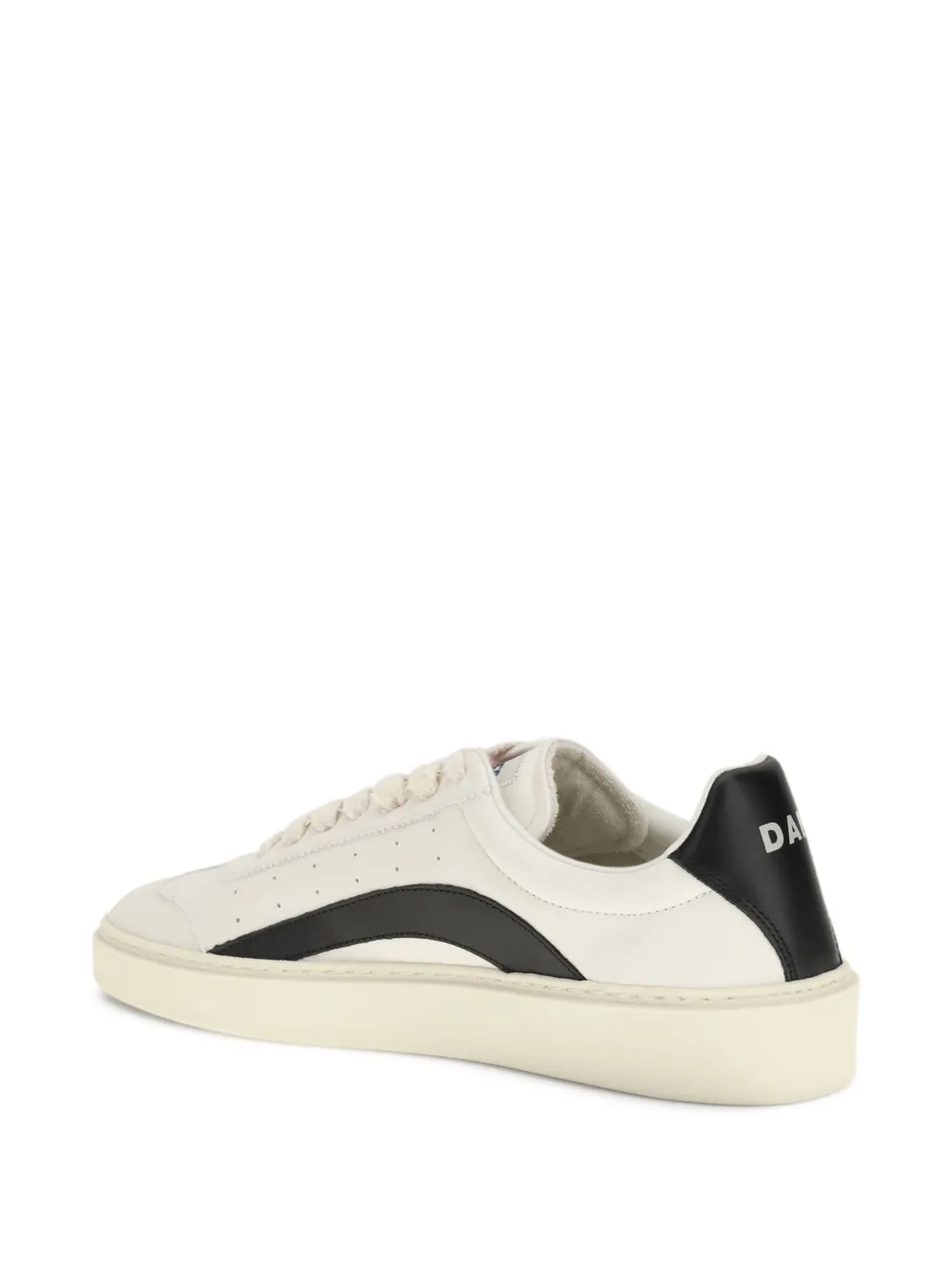 DSQUARED2 Rider leather sneakers Beige