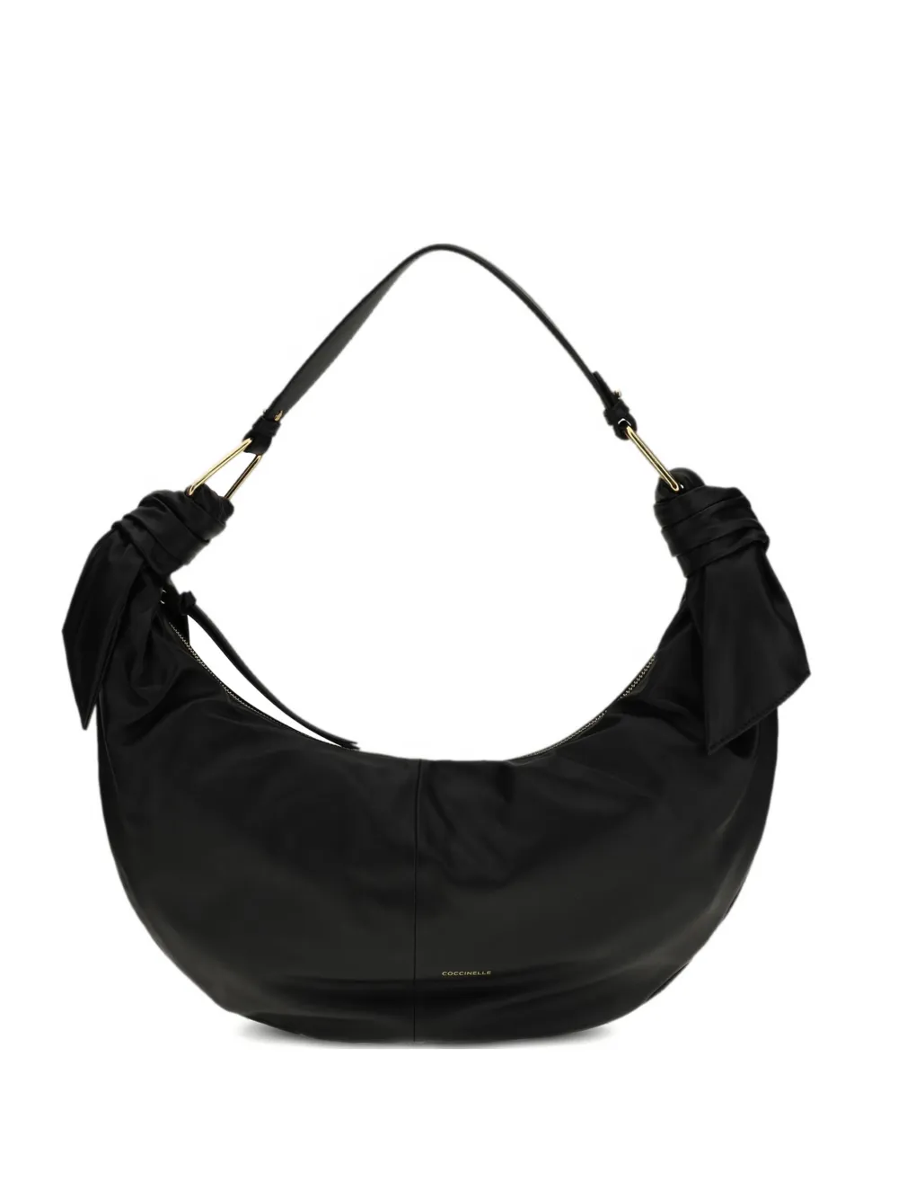 Coccinelle large Furoshiki knotted shoulder bag - Nero