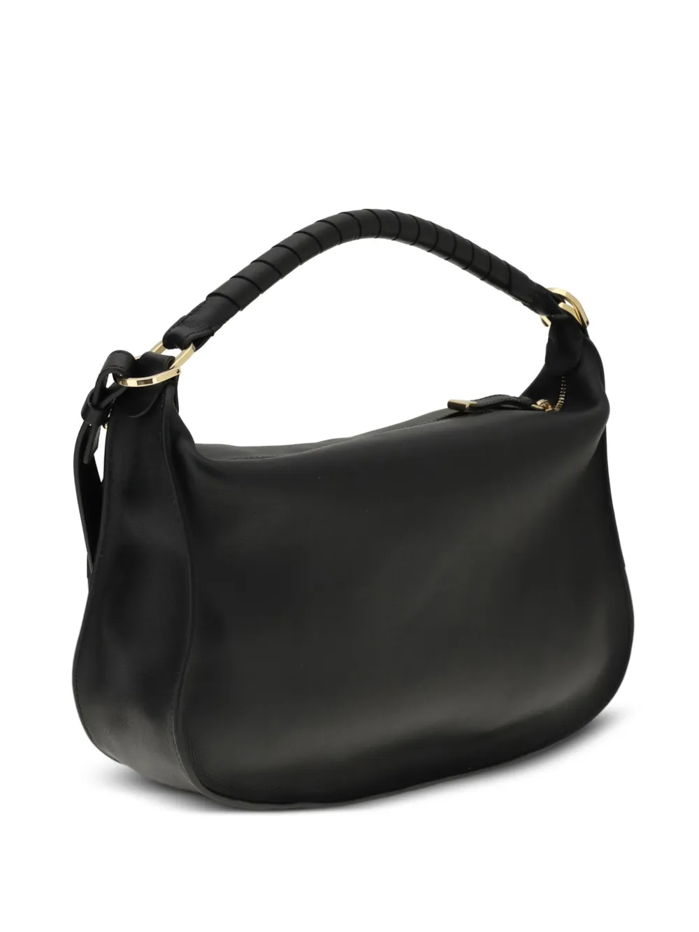 Chloé small Marcie leather shoulder bag - Zwart