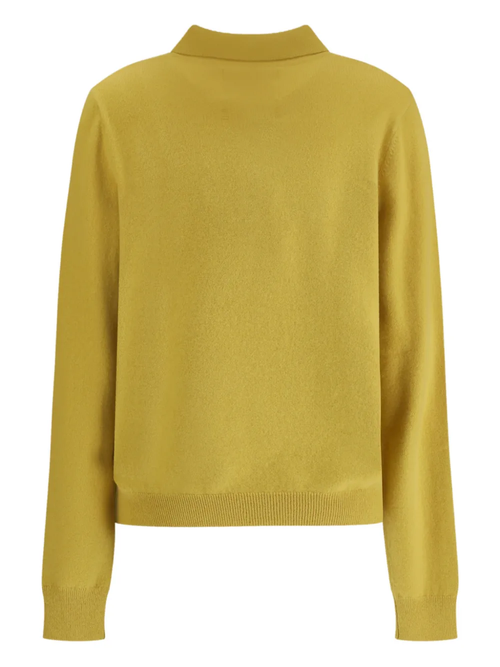 extreme cashmere N°223 Be For poloshirt met knopen Geel