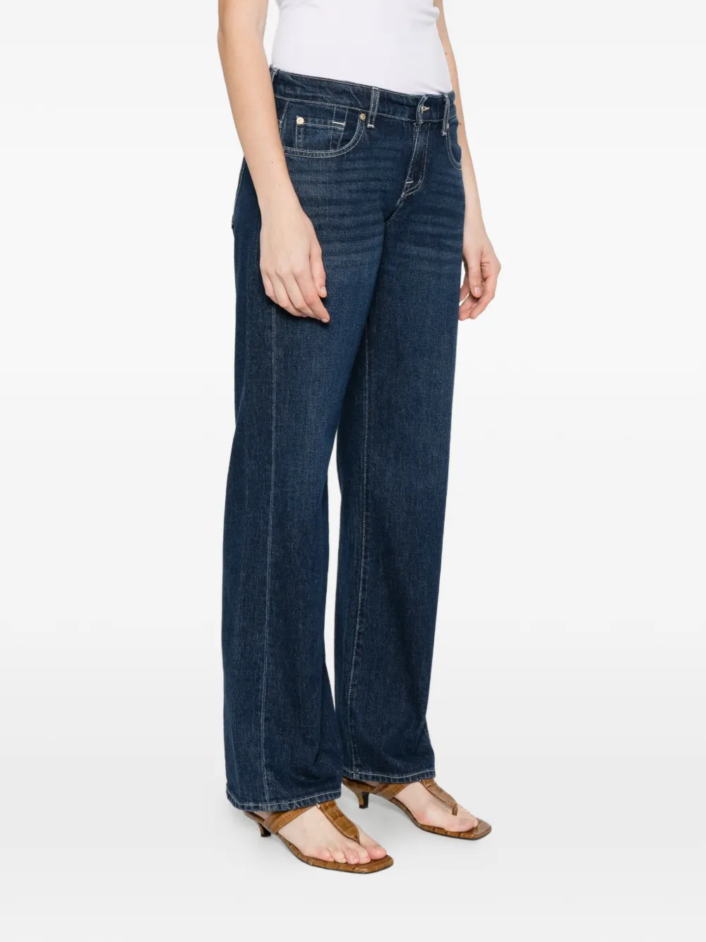 7 For All Mankind Straight jeans Blauw