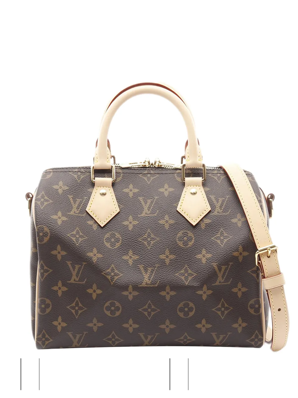 Louis Vuitton Pre-Owned Borsa a tracolla Speedy Bandouliere 25 con monogramma 2021-2025 - Marrone