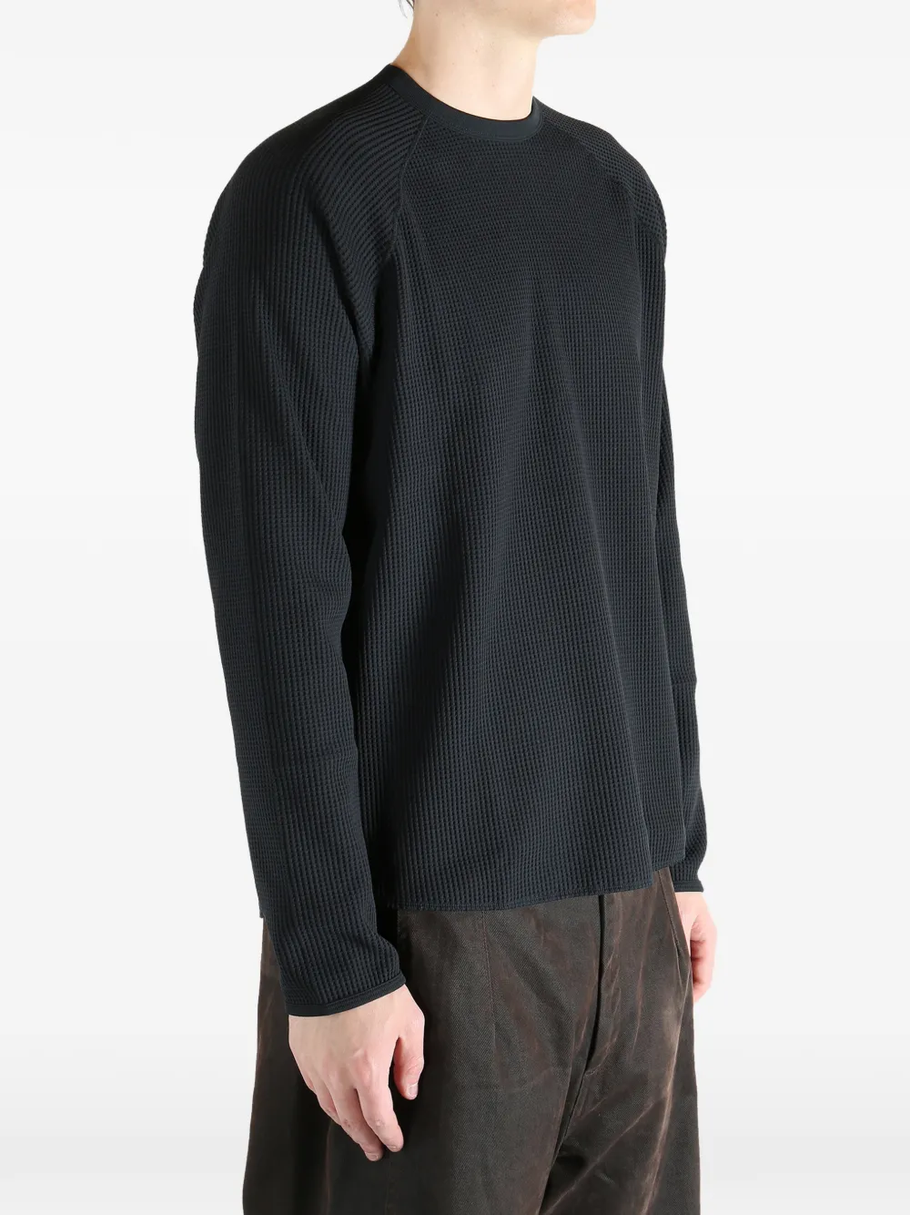  Goldwin Textured Long-sleeve T-shirt - Black 