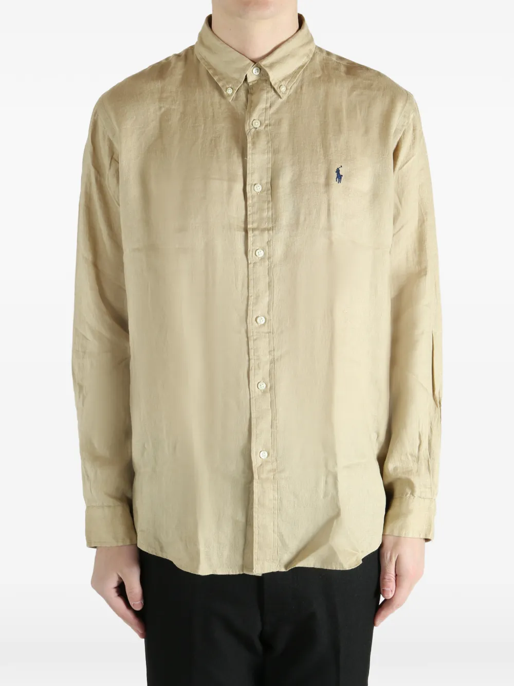 Polo Ralph Lauren button-down long-sleeve shirt - Beige