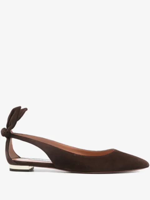 Aquazzura bow slingback ballet flats