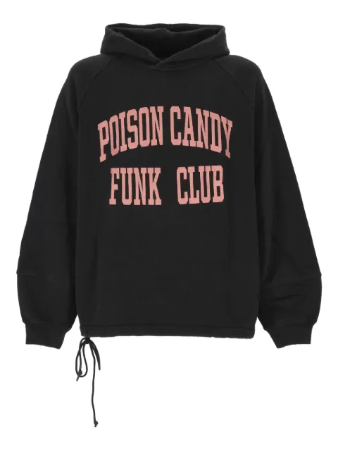 Applied Art Forms graphic-print drawstring hoodie