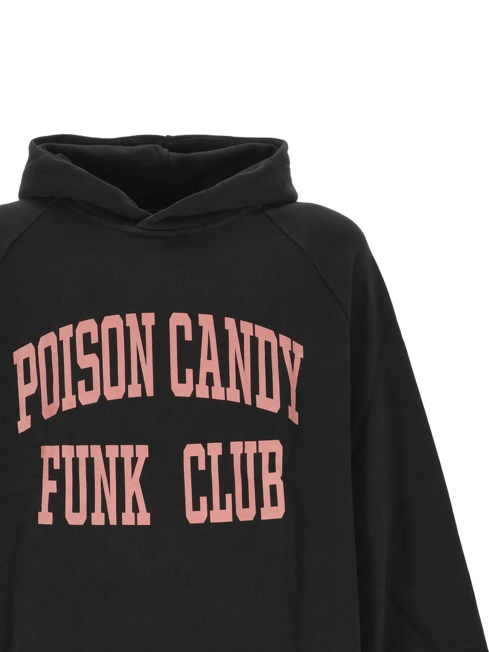 Applied Art Forms Graphic-print Drawstring Hoodie In Black