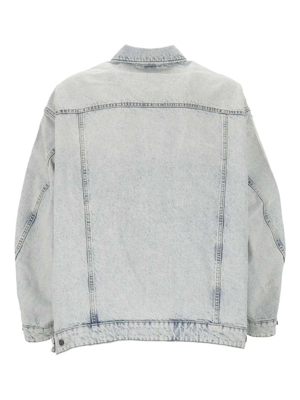 Applied Art Forms buttoned faded-effect jacket | Denim Jackets | Image 2