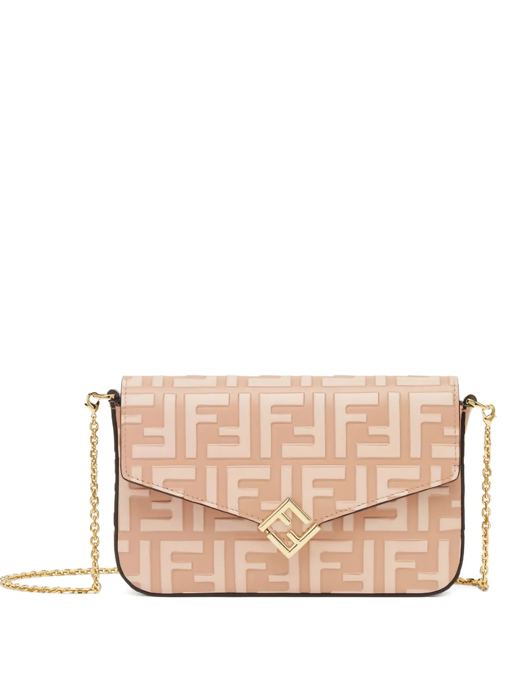 FENDI Portafoglio con logo goffrato - Rosa