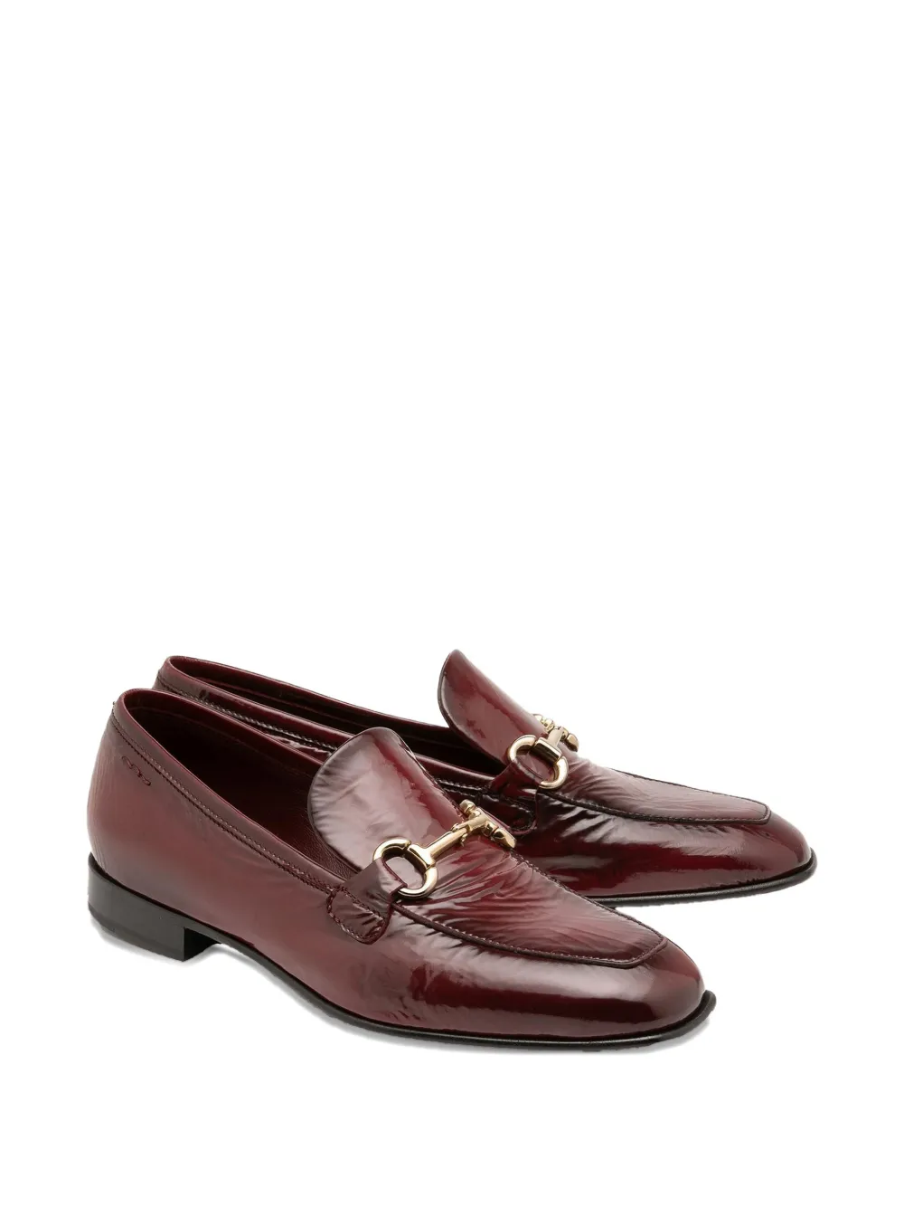 Alexander Hotto Patent Loafers In Brown