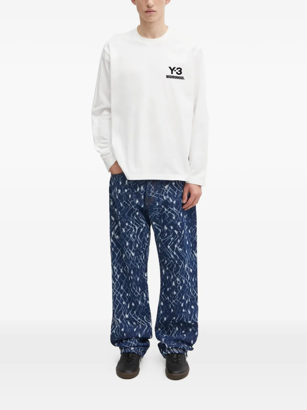 Aries printed jeans - Blauw