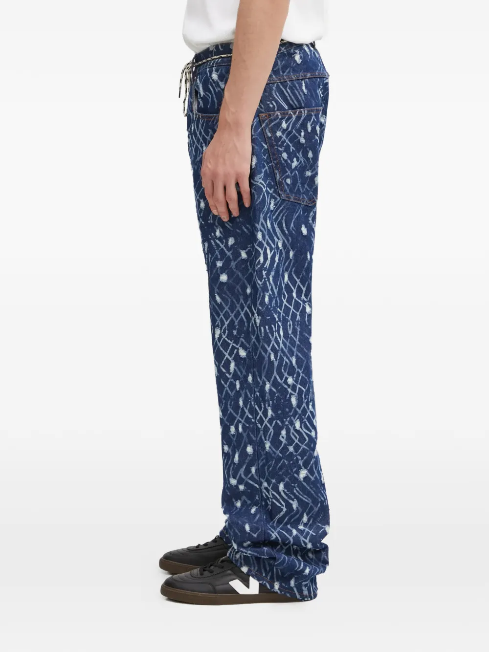  Aries Printed Jeans - Blue 