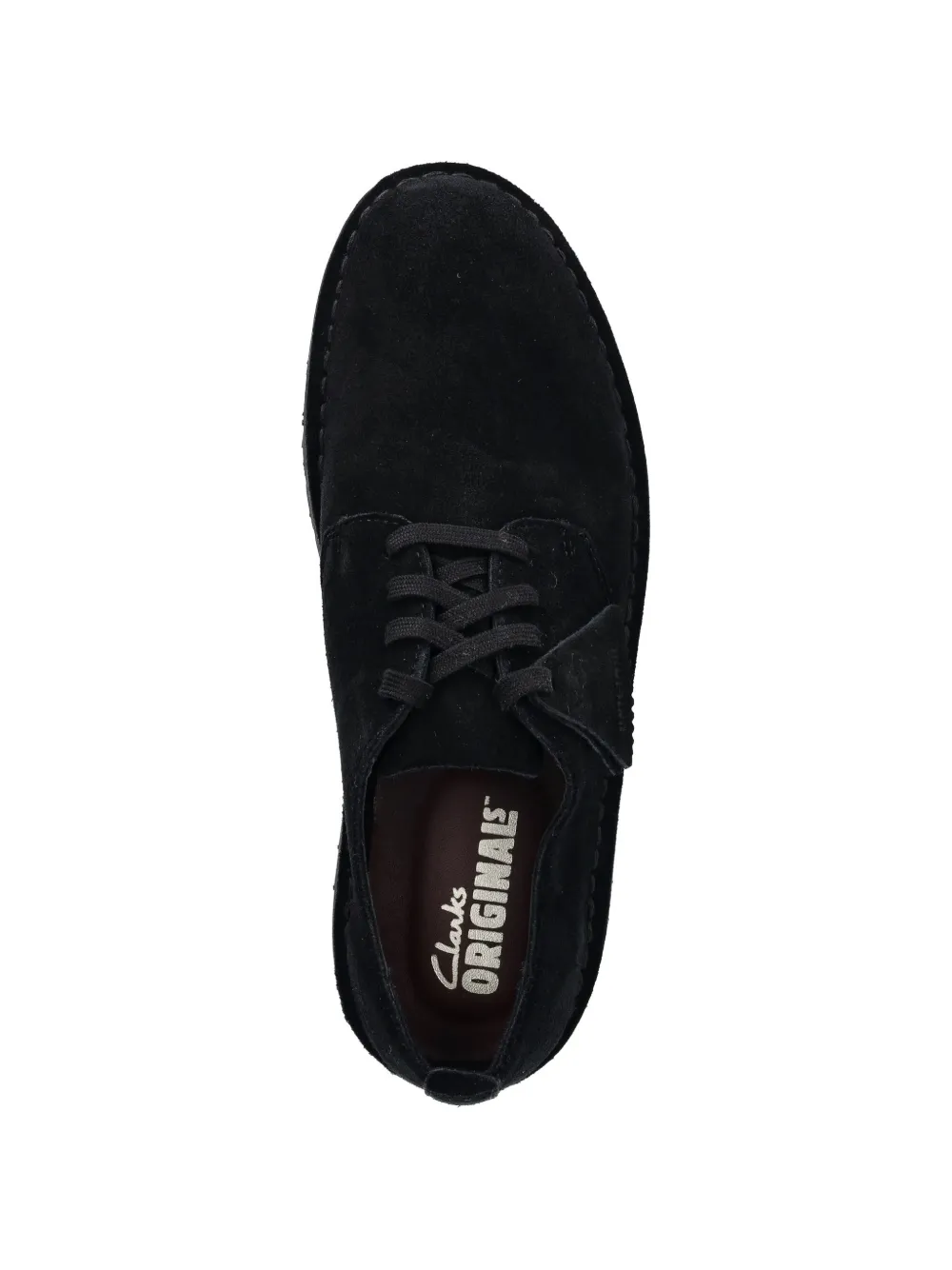 Clarks Originals Rock Lo suede derby shoes Zwart