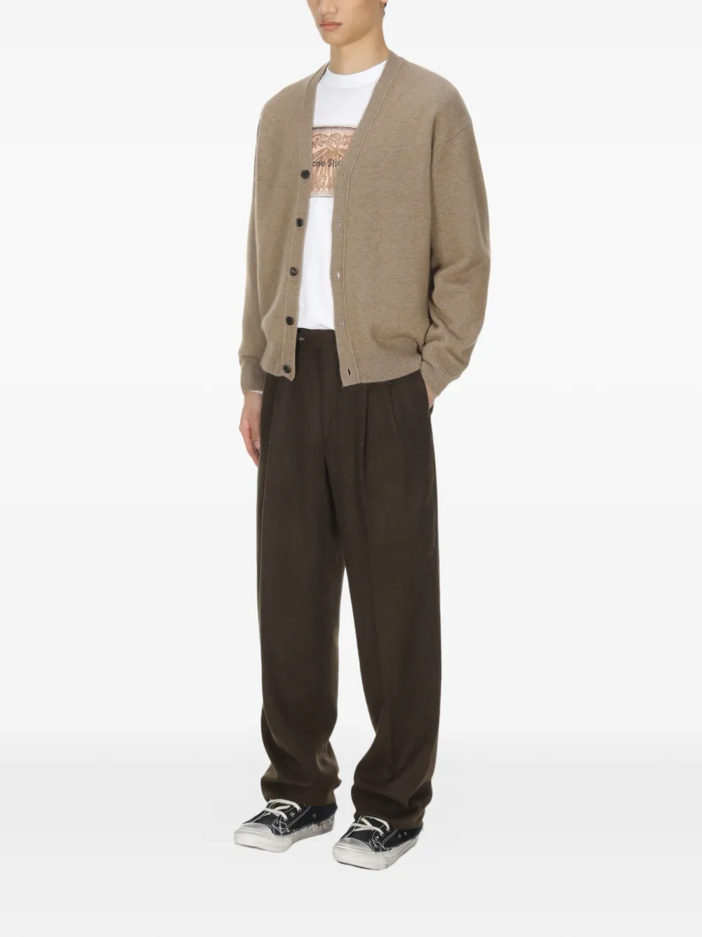  Auralee Cashmere Cardigan - Neutrals 