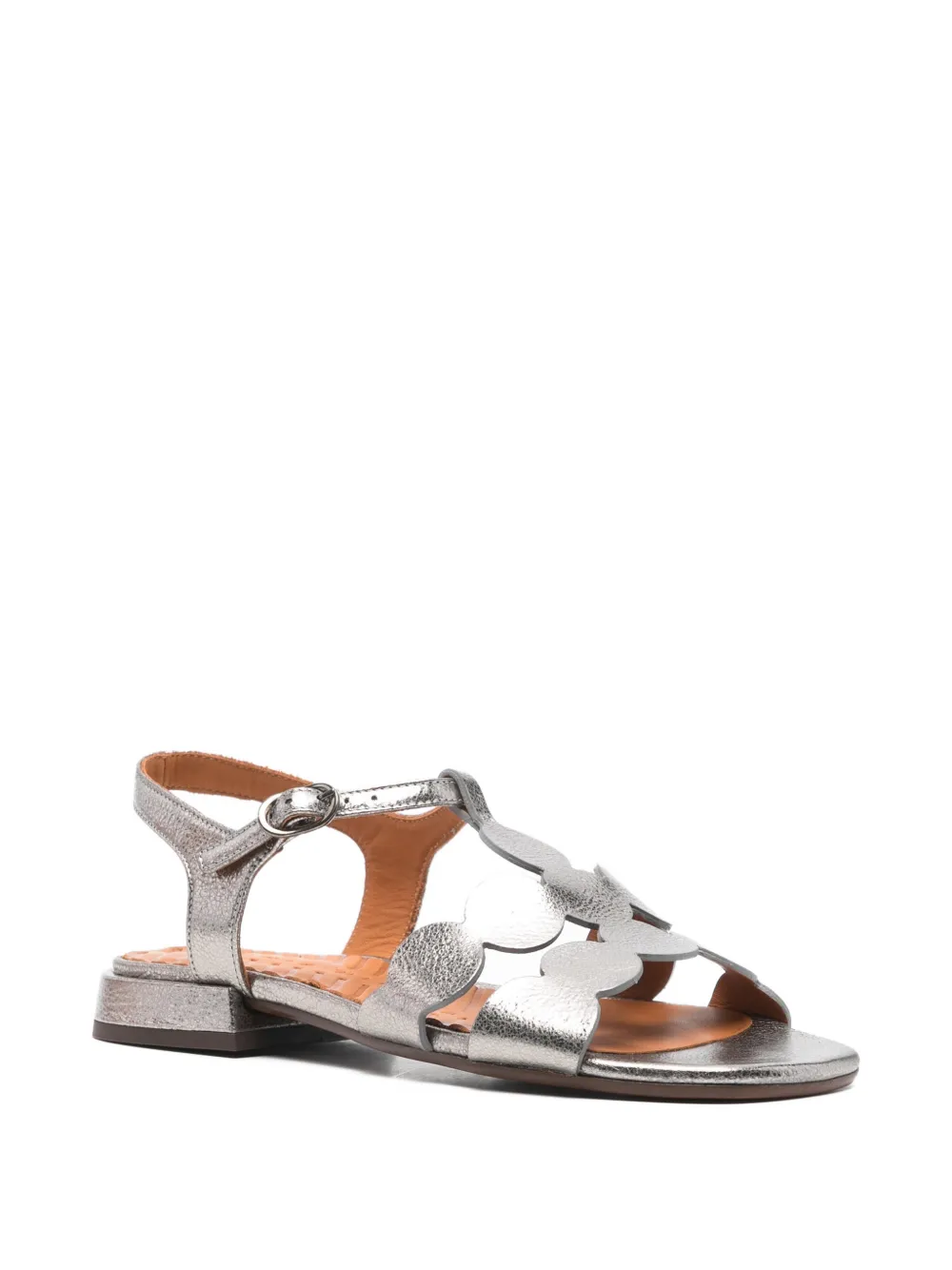 Chie Mihara scalloped T-strap flat sandals | Flat Sandals | Image 2