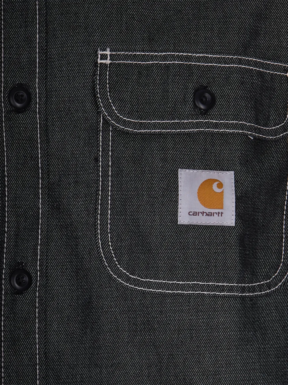 Carhartt WIP Overhemd met borstzak Zwart