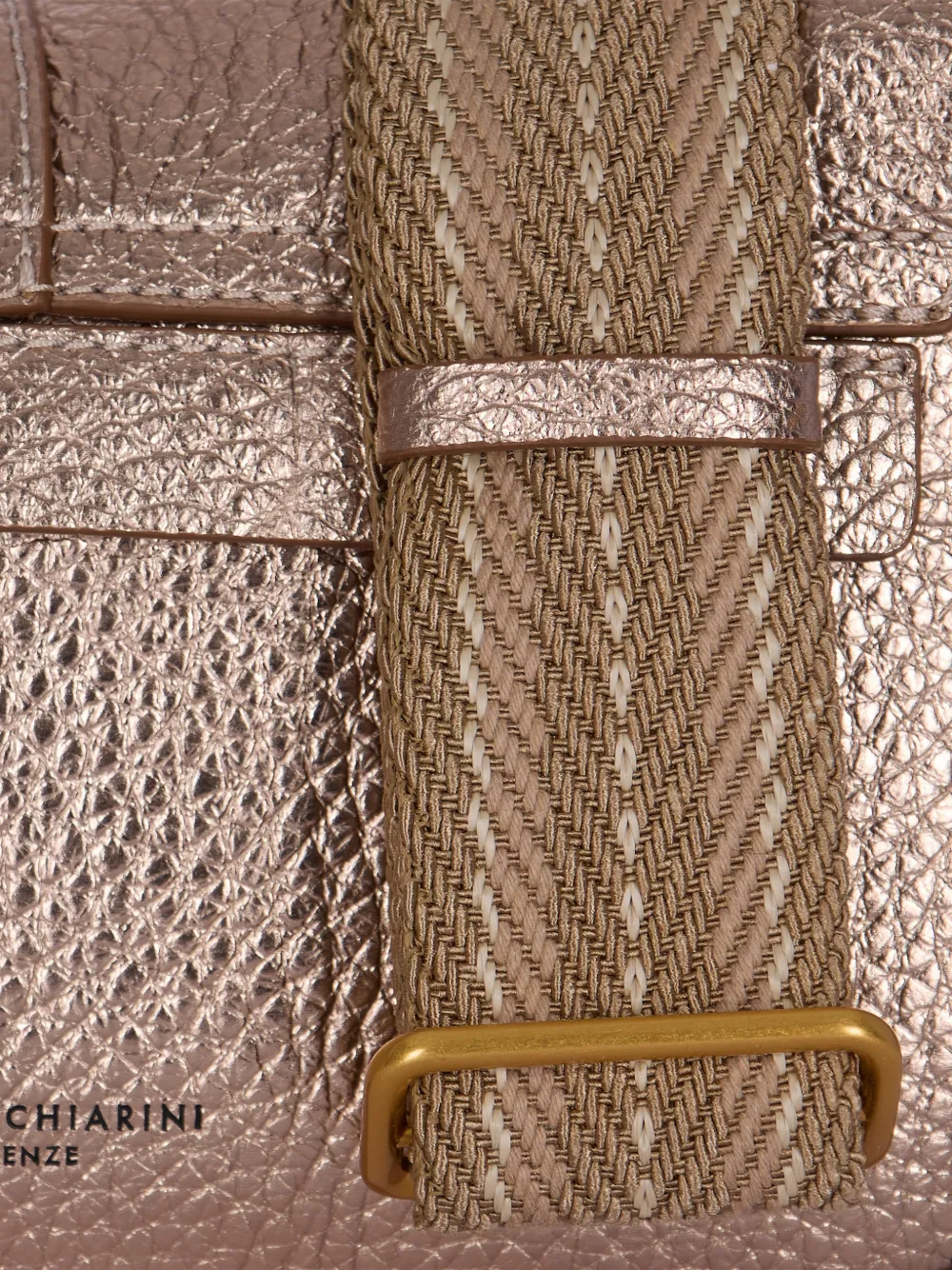 Gianni Chiarini Helena Logo-detail Shoulder Bag In Pink