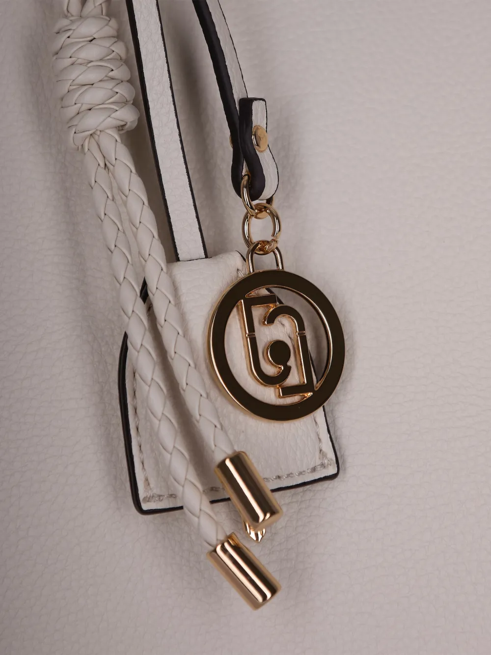  Liu Jo Braided-top Logo-detail Tote Bag - Neutrals 