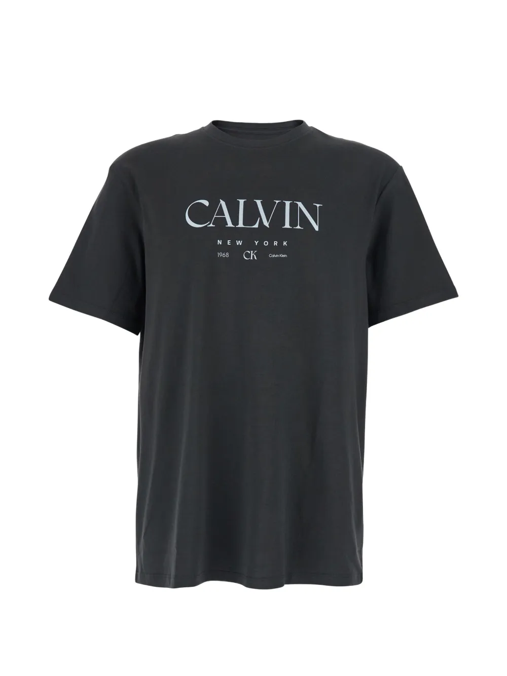 Calvin Klein short-sleeve printed T-shirt - Grigio