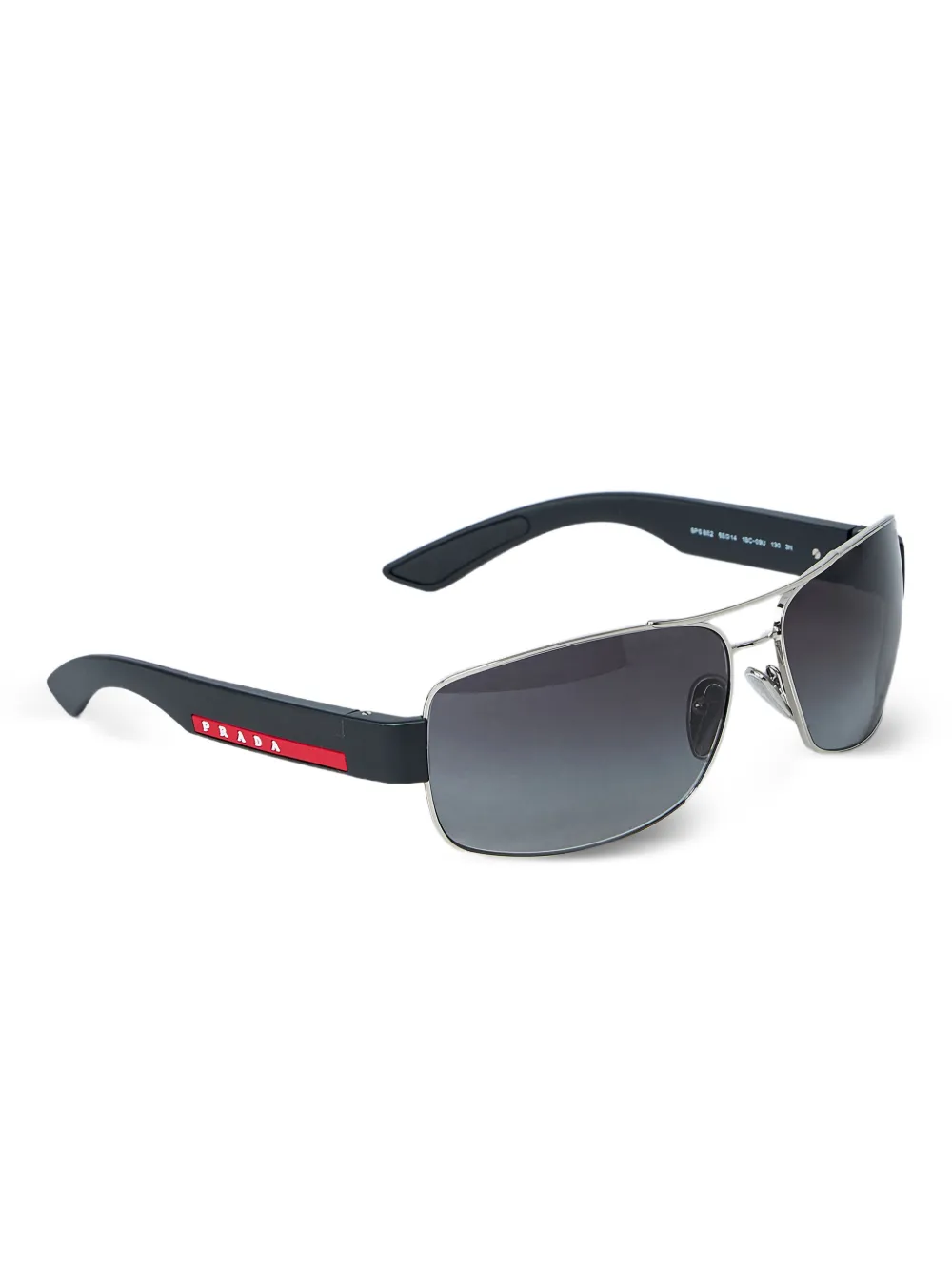 Prada Linea Rossa logo hinges square sunglasses | Men | Image 2