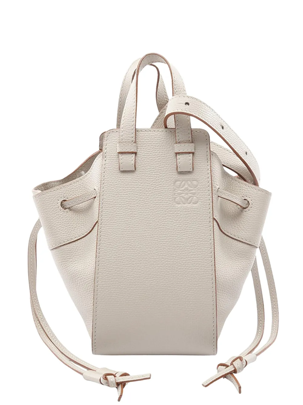 Pre-owned Loewe 2010-2025 Mini Hammock Bag Satchel In Brown