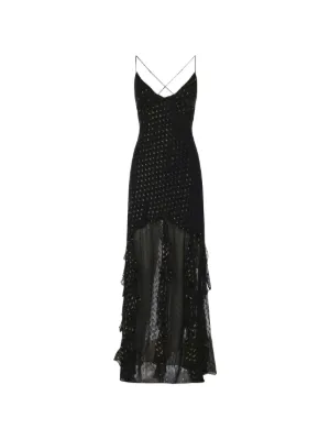 slim fit dress slacks Deme Love 'Jasmine' Pleated Gown - Passion For Fashion