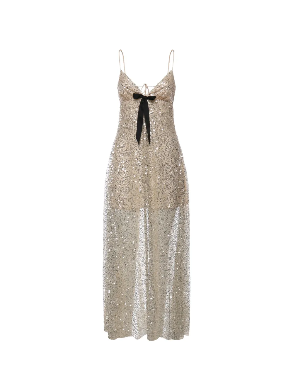 For Love And Lemons Clara sequin maxi dress - Toni neutri