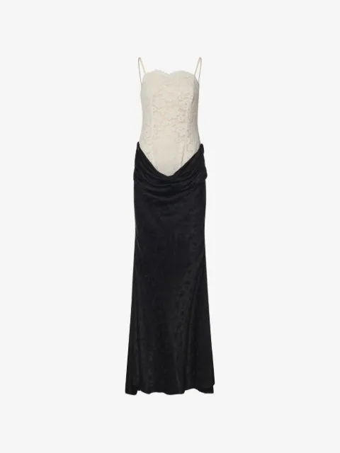 For Love And Lemons vestido largo Karissa