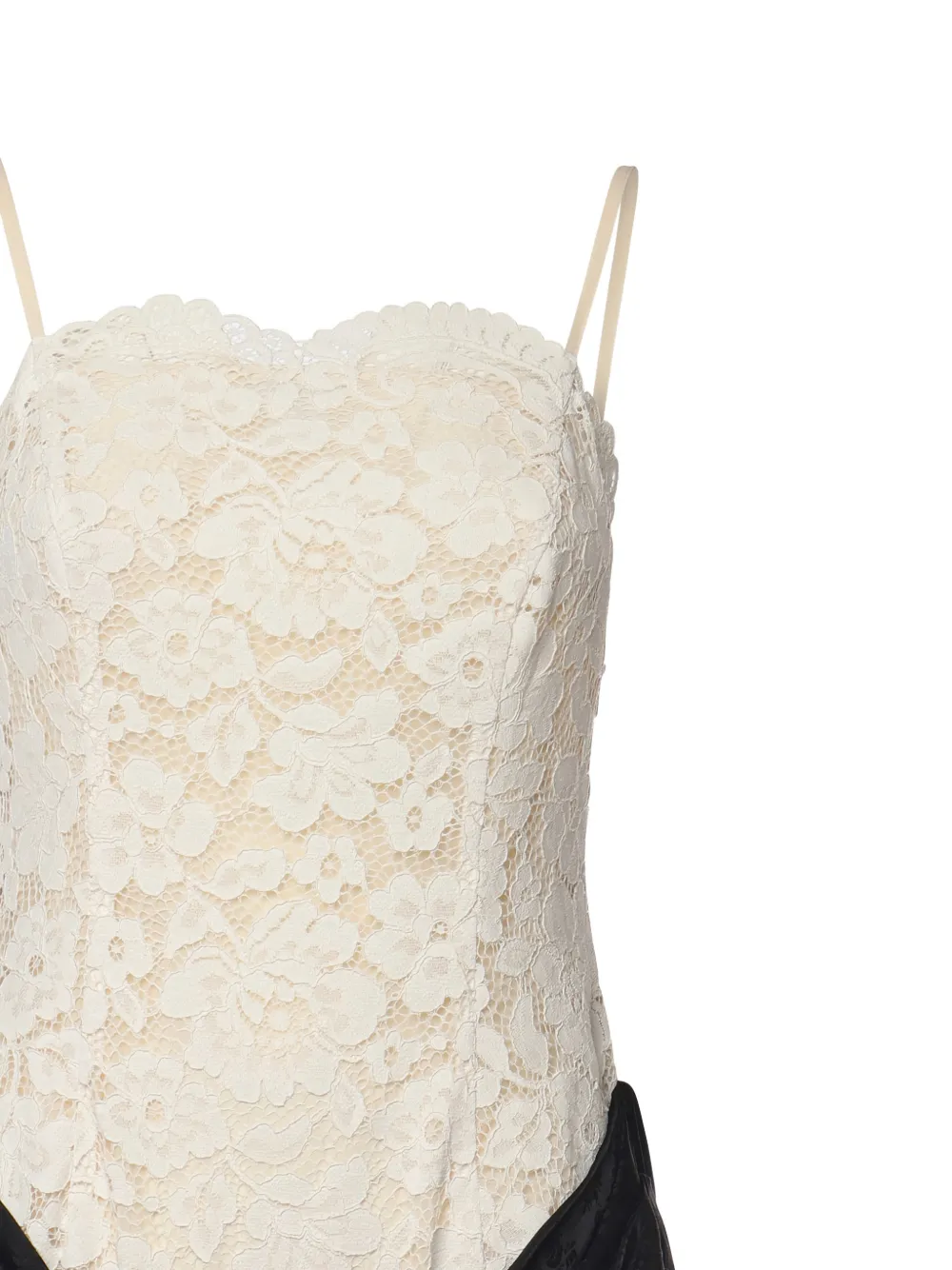 For Love And Lemons Karissa maxi-jurk met kant Zwart