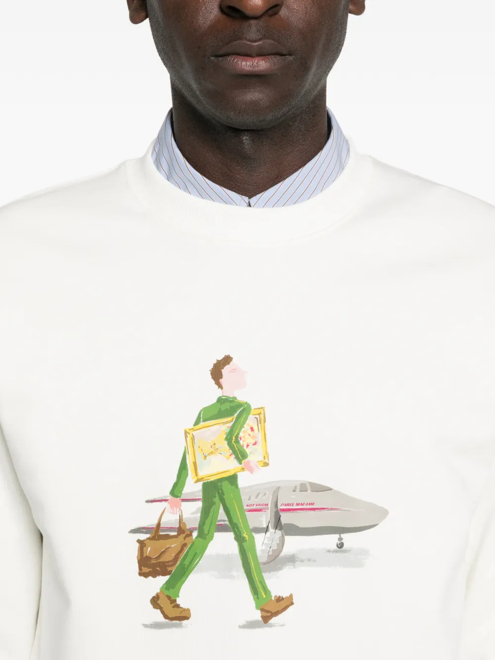 Drôle De Monsieur L'Homme Au Tableau sweater Beige
