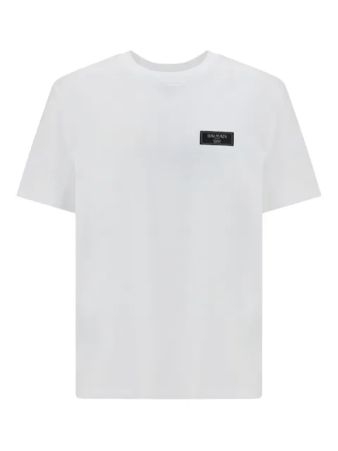 Balmain logo-label T-shirt