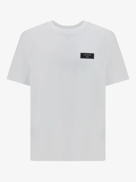 Balmain logo-label T-shirt