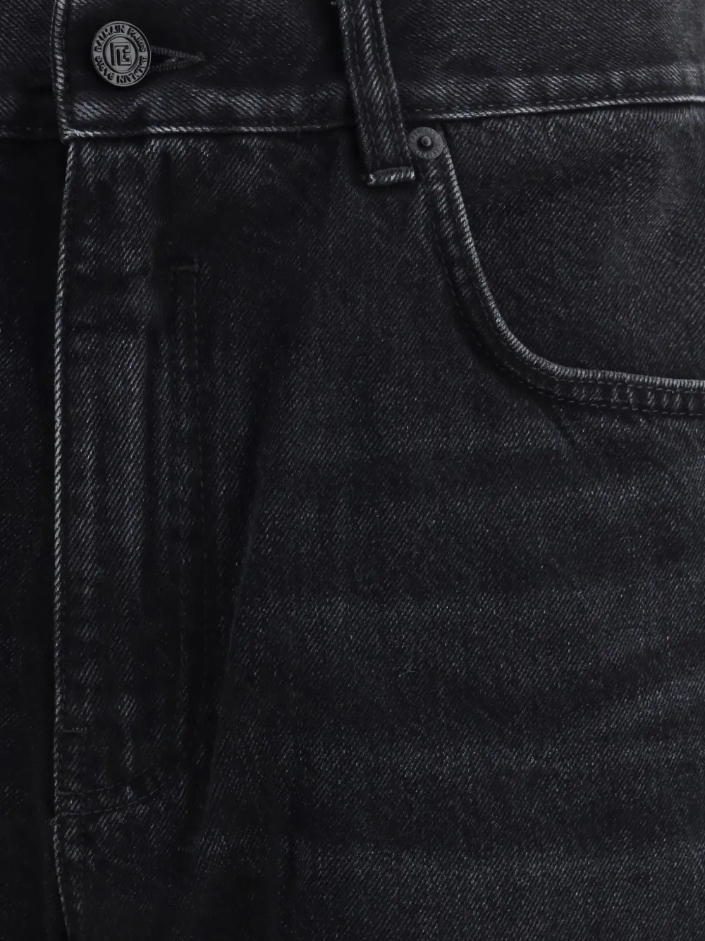 Balmain Ruimvallende jeans Zwart