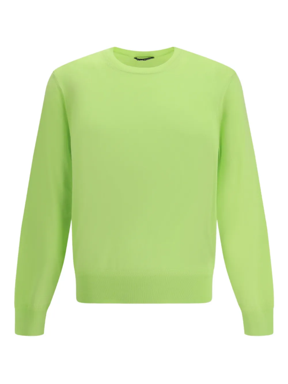TOM FORD crew-neck cotton sweater - Green
