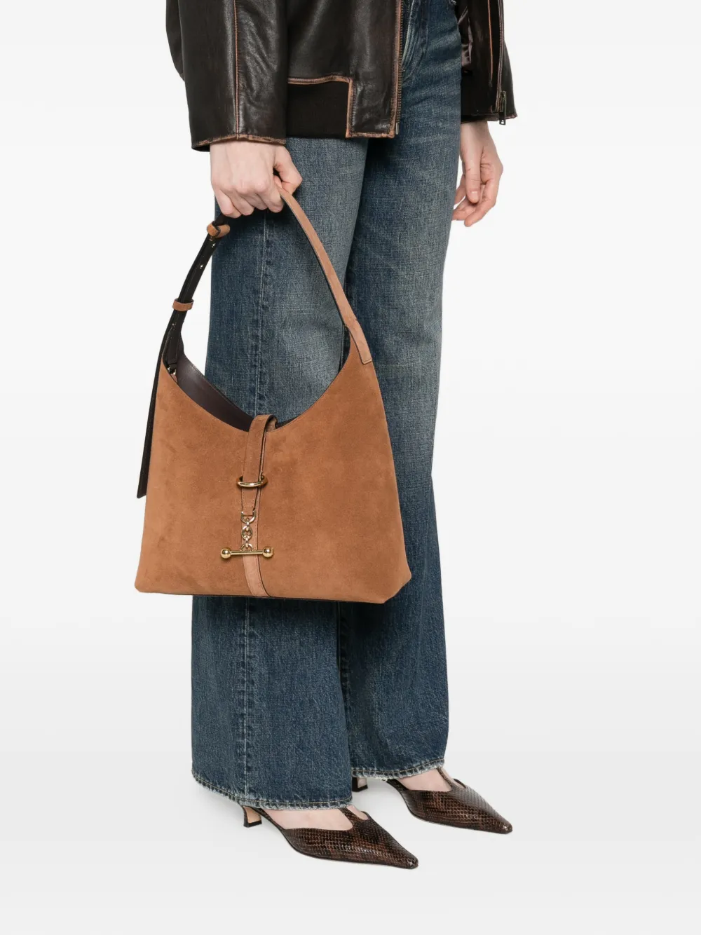 Strathberry Kite shoulder bag - Bruin